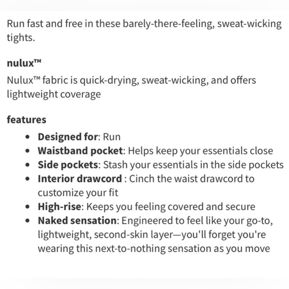 Lululemon sz 4 Fast & Free 7/8 Tight II *Nulux 25"
Peony Multi Floral Print VGUC - Picture 11 of 14